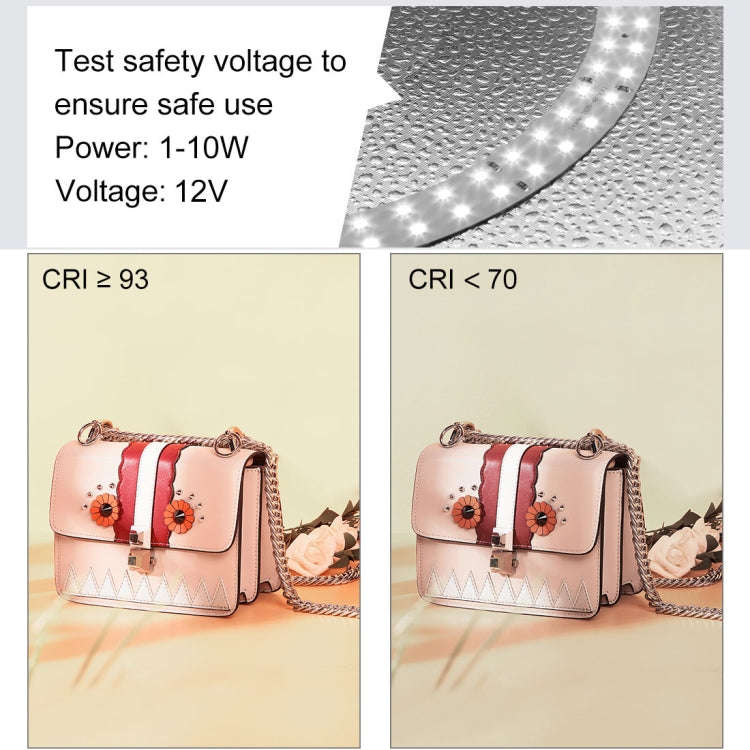 PULUZ 40cm Folding Portable 24W 5500K White Light Dimmable Photo Lighting Studio Shooting Tent Bo...