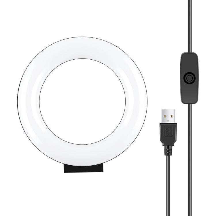 PULUZ 4.7 inch 12cm Curved Surface USB White Light LED Ring Selfie Beauty Vlogging Photography Vi...