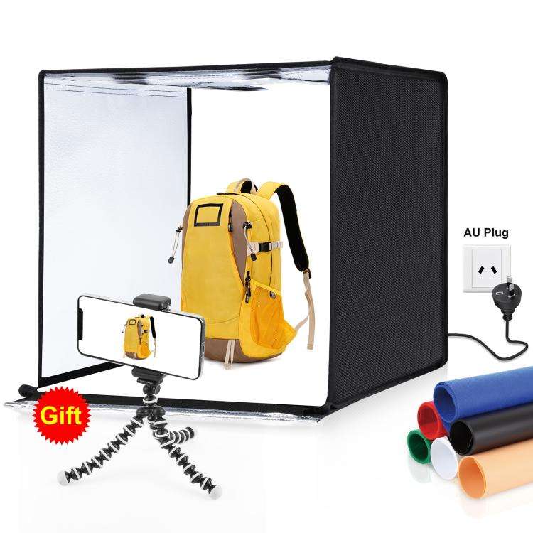 PULUZ Photo Studio Light Box Portable 60 x 60 x 60 cm Light Tent LED 5500K White Light Dimmable M...