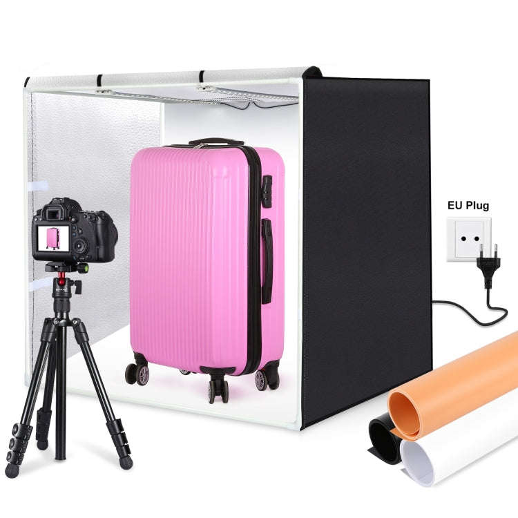 PULUZ 80cm Folding Portable 80W 9050LM White Light Photo Lighting Studio Shooting Tent Box Kit wi...