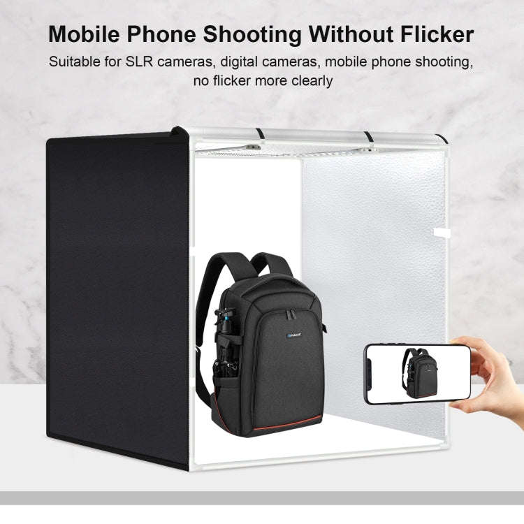 PULUZ 80cm Folding Portable 80W 9050LM White Light Photo Lighting Studio Shooting Tent Box Kit wi...
