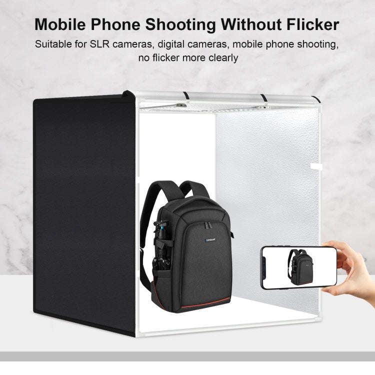 PULUZ 80cm Folding Portable 80W 9050LM White Light Photo Lighting Studio Shooting Tent Box Kit wi...