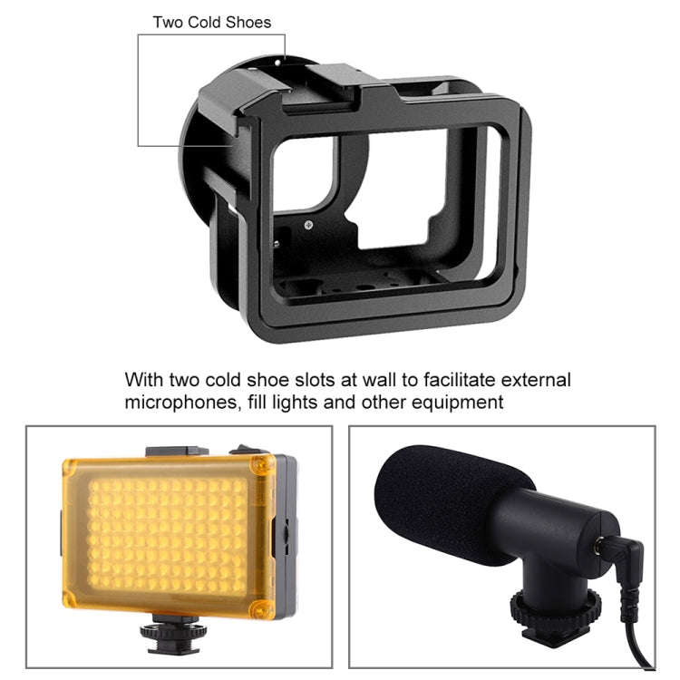 PULUZ for GoPro HERO13 Black /12 Black /11 Black /10 Black /9 Black Thicken Housing Shell CNC Alu...