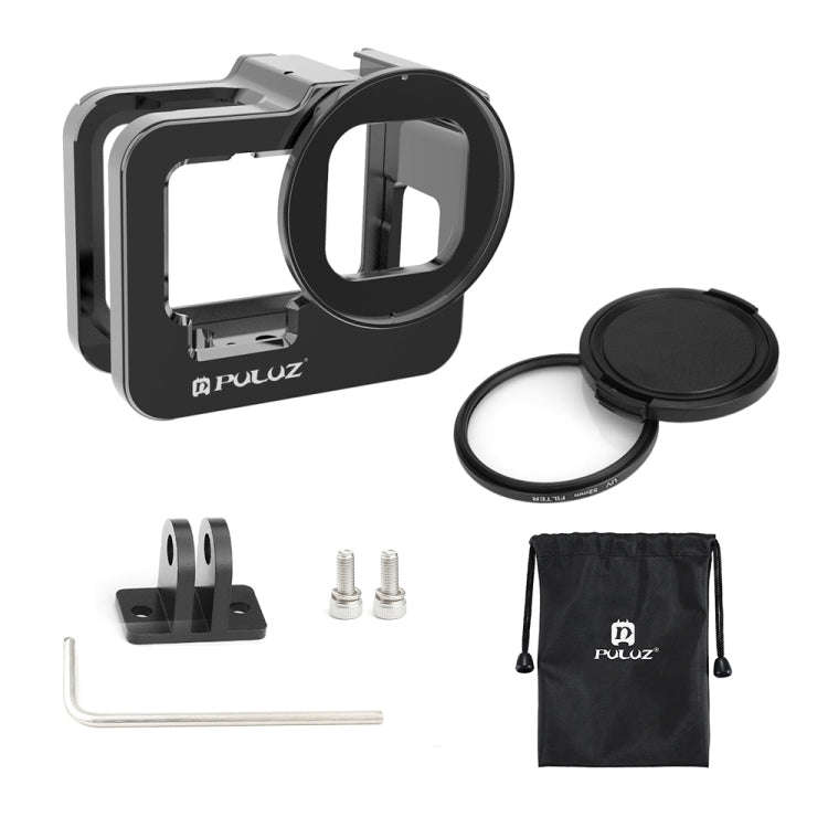 PULUZ for GoPro HERO13 Black /12 Black /11 Black /10 Black /9 Black Thicken Housing Shell CNC Alu...