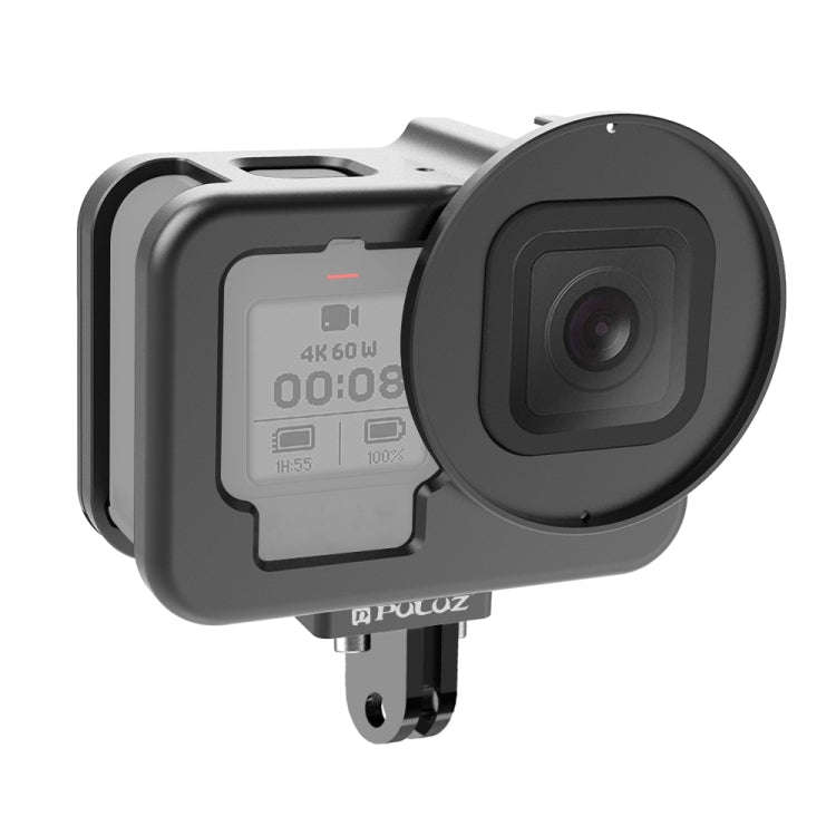 For GoPro HERO13 Black /12 Black /11 Black /10 Black /9 Black PULUZ Thin Housing Shell CNC Alumin...