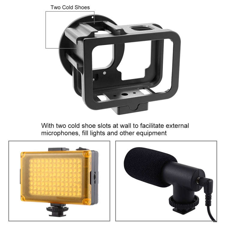 For GoPro HERO13 Black /12 Black /11 Black /10 Black /9 Black PULUZ Thin Housing Shell CNC Alumin...
