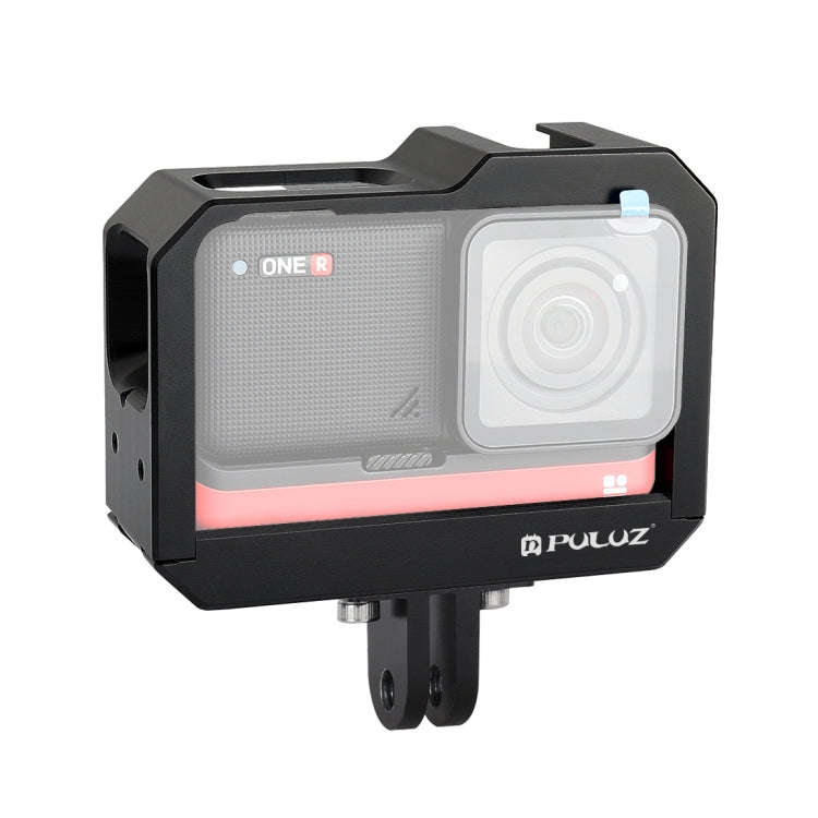 PULUZ Aluminum alloy Frame Mount Protective Case Cage with Cold Shoe Base Slot & Tripod Base Adap...