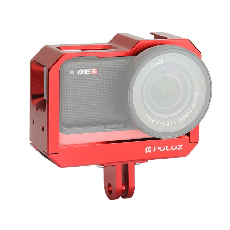 PULUZ Aluminum alloy Frame Mount Protective Case Cage with Cold Shoe Base Slot & Tripod Base Adap...