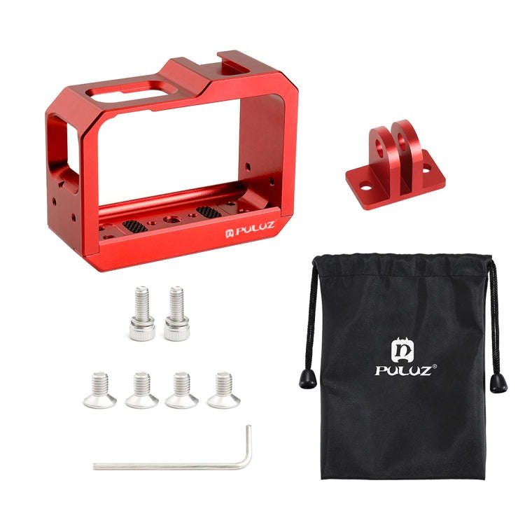 PULUZ Aluminum alloy Frame Mount Protective Case Cage with Cold Shoe Base Slot & Tripod Base Adap...