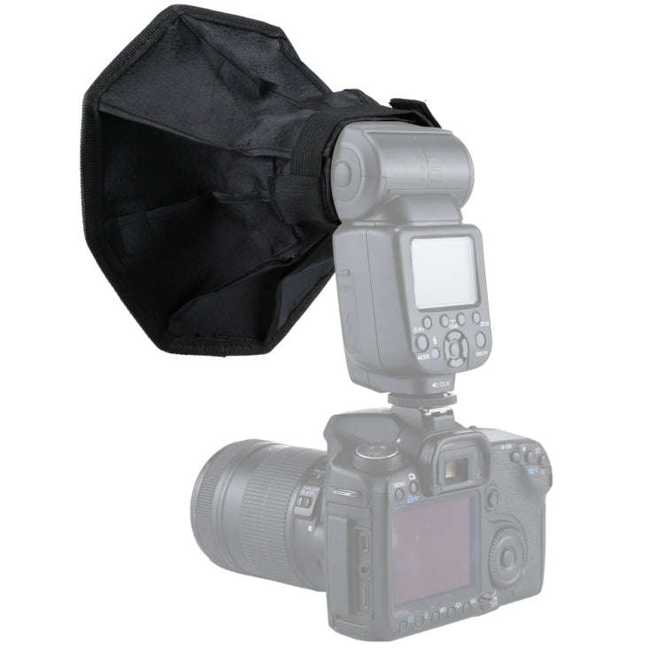 PULUZ 20cm Octangle Style Foldable Soft Flash Light Diffuser Softbox