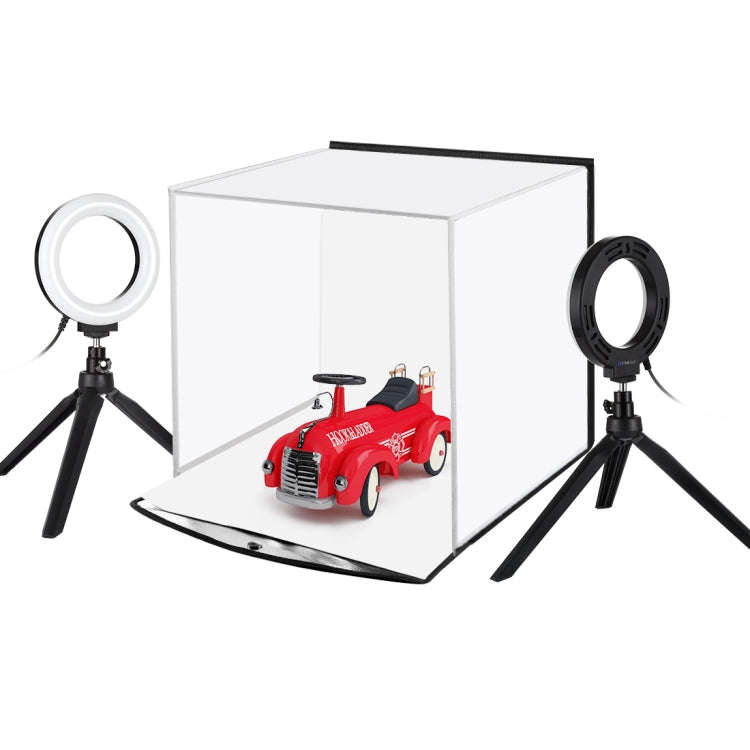 PULUZ 30cm Folding Portable Ring Light Photo Lighting Studio Shooting Tent Box Kit with 6 Colors ...