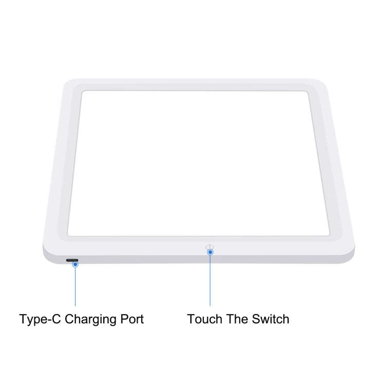 PULUZ LED Shadowless Light Pad for 30cm Photo Studio Box (White)