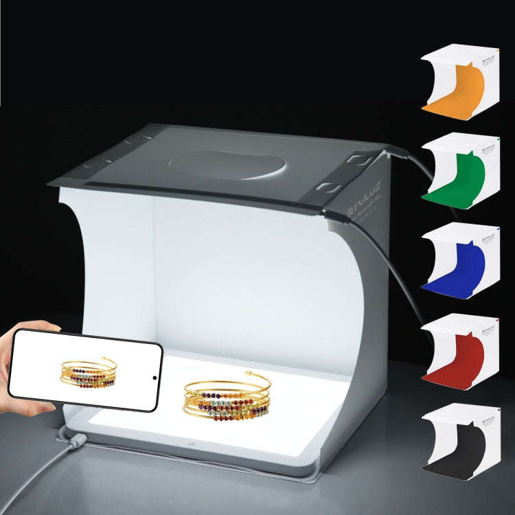 PULUZ Mini LED Photography Shadowless Light Lamp Panel Pad + Studio Shooting Tent Box, Acrylic Ma...