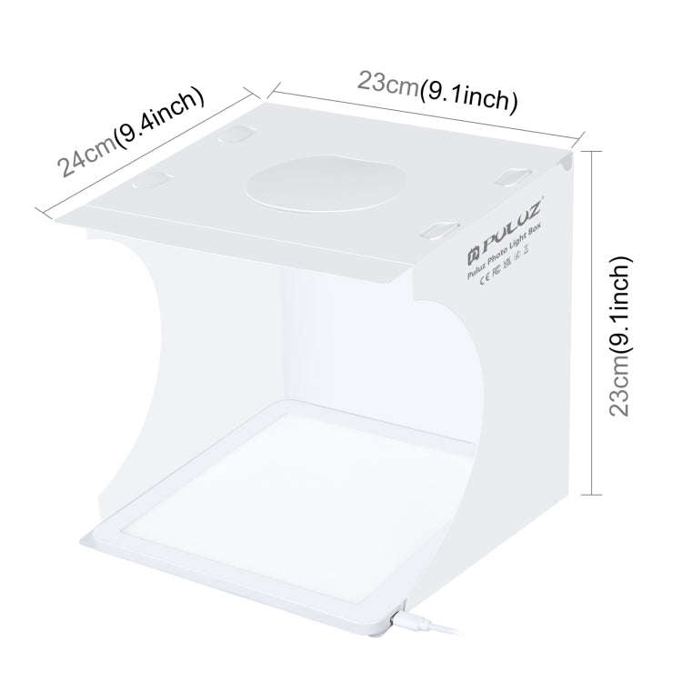 PULUZ Mini LED Photography Shadowless Light Lamp Panel Pad + Studio Shooting Tent Box, Acrylic Ma...