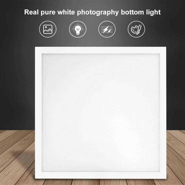 PULUZ 38cm 1000LM LED Photography Shadowless Light Lamp Panel Pad with Switch, Metal Material, No...