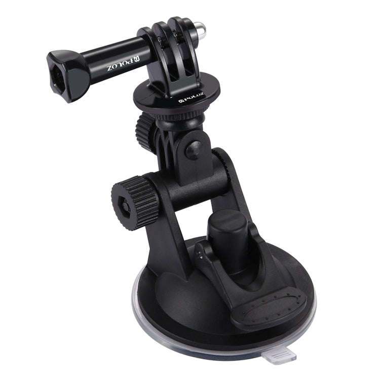PULUZ Car Suction Cup Mount with Screw & Tripod Mount Adapter & Storage Bag for GoPro, Insta360, ...