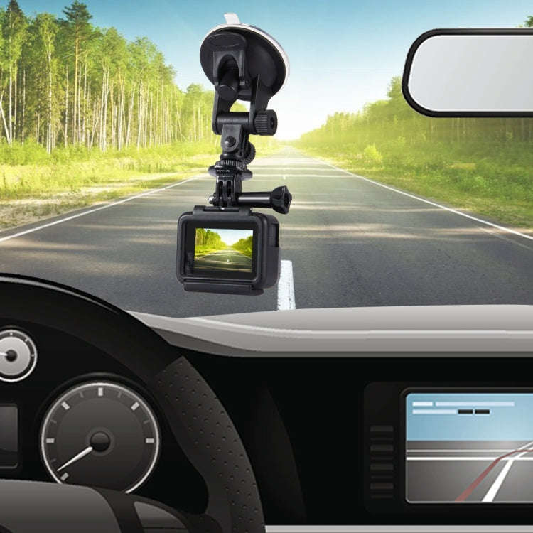 PULUZ Car Suction Cup Mount with Screw & Tripod Mount Adapter & Storage Bag for GoPro, Insta360, ...