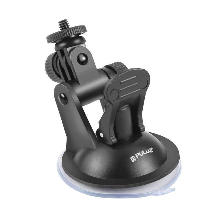 PULUZ Car Suction Cup Mount with Screw & Tripod Mount Adapter & Storage Bag for GoPro, Insta360, ...