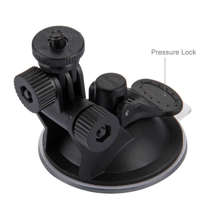 PULUZ Car Suction Cup Mount with Screw & Tripod Mount Adapter & Storage Bag for GoPro, Insta360, ...