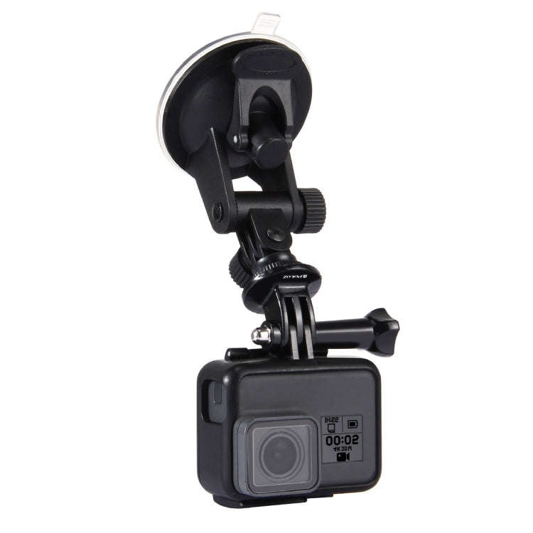 PULUZ Car Suction Cup Mount with Screw & Tripod Mount Adapter & Storage Bag for GoPro, Insta360, ...