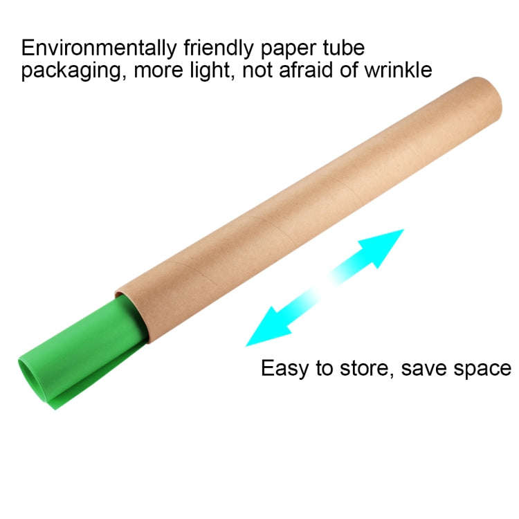 PULUZ Photography Background PVC Paper Kits for Studio Tent Box, Size: 121cm x 58cm(Green)