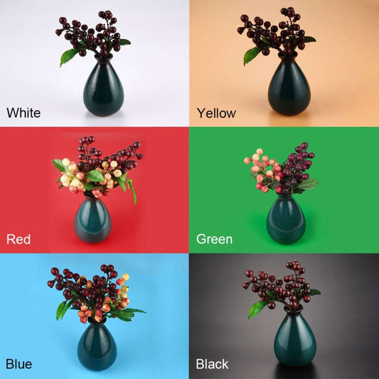 PULUZ Photography Background PVC Paper Kits for Studio Tent Box, Size: 121cm x 58cm(Green)