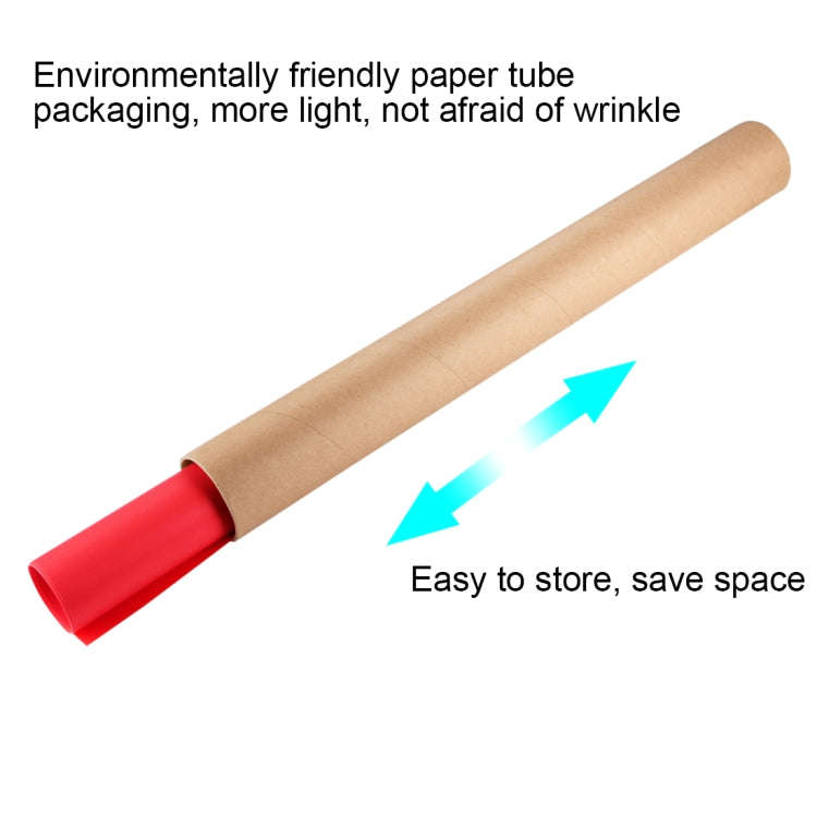 PULUZ Photography Background PVC Paper Kits for Studio Tent Box, Size: 121cm x 58cm(Red)