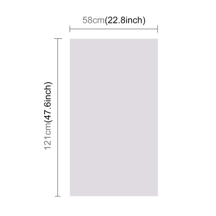 PULUZ Photography Background PVC Paper Kits for Studio Tent Box, Size: 121cm x 58cm(White)