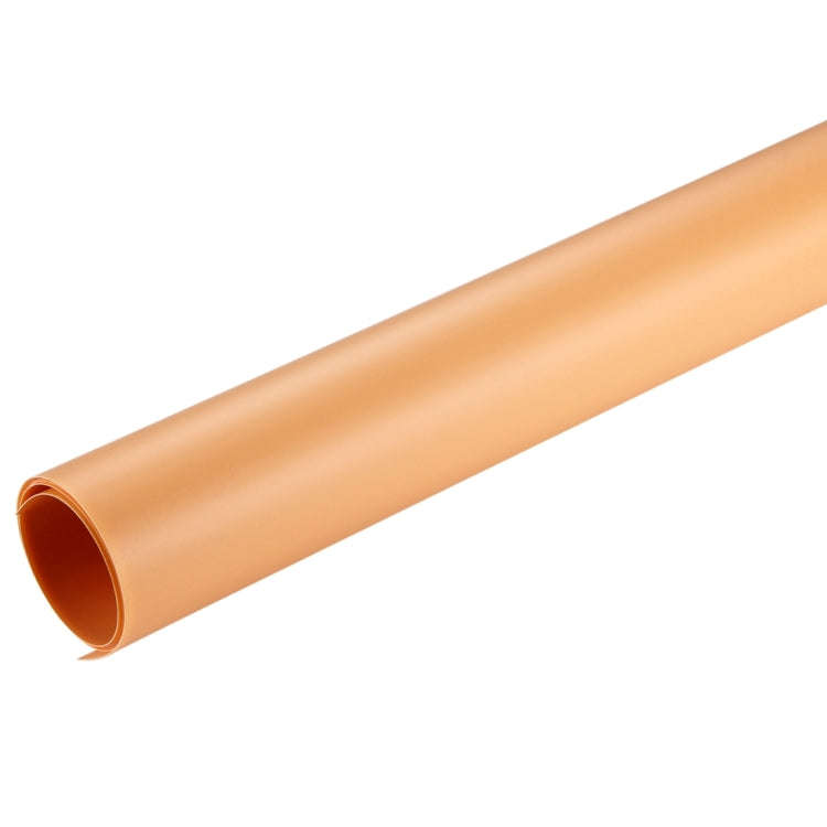 PULUZ Photography Background PVC Paper Kits for Studio Tent Box, Size: 121cm x 58cm(Orange)