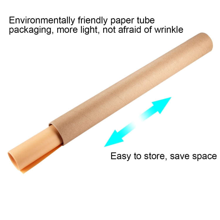 PULUZ Photography Background PVC Paper Kits for Studio Tent Box, Size: 121cm x 58cm(Orange)