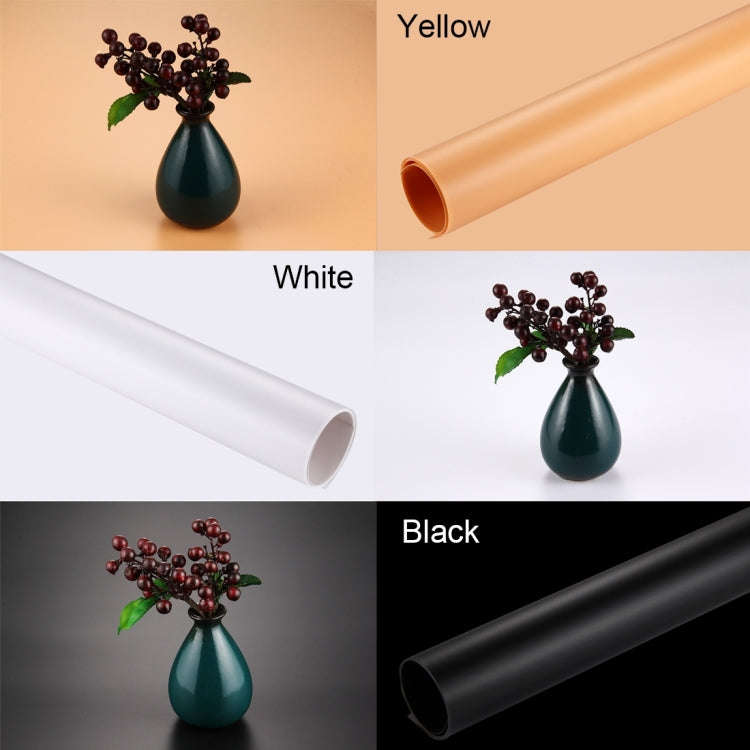 PULUZ Photography Background PVC Paper Kits for Studio Tent Box, Size: 121cm x 58cm(Orange)