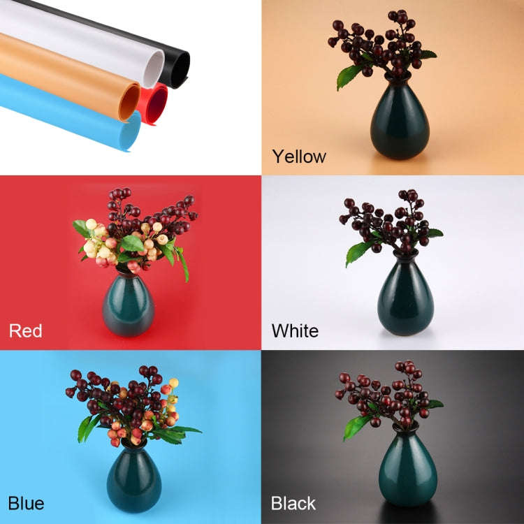 PULUZ Photography Background PVC Paper for Studio Tent Box, Size: 73.5cm x 36cm(Red)