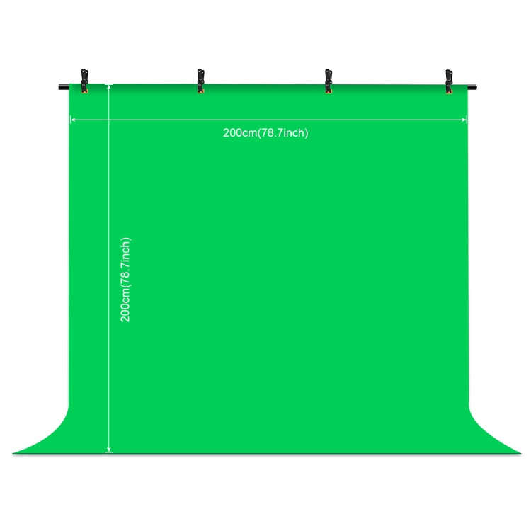 PULUZ 2x2m T-Shape Photo Studio Background Support Stand Backdrop Crossbar Bracket Kit with Clips...