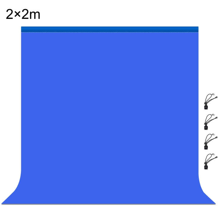PULUZ 2m x 2m Photography Background Thickness Photo Studio Background Cloth Backdrop(Blue)