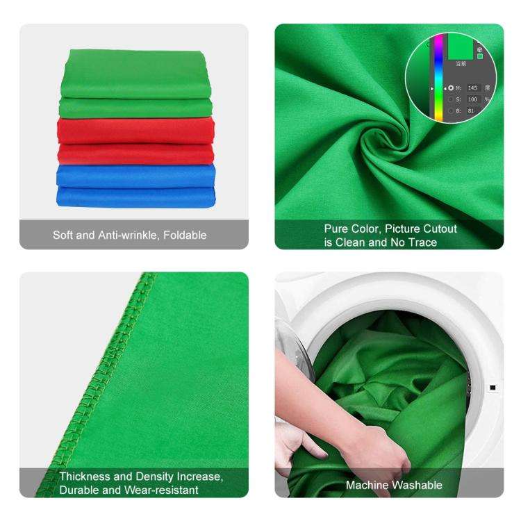 [US Warehouse] PULUZ 1m x 2m Photography Background Thickness Photo Studio Background Cloth Backdrop