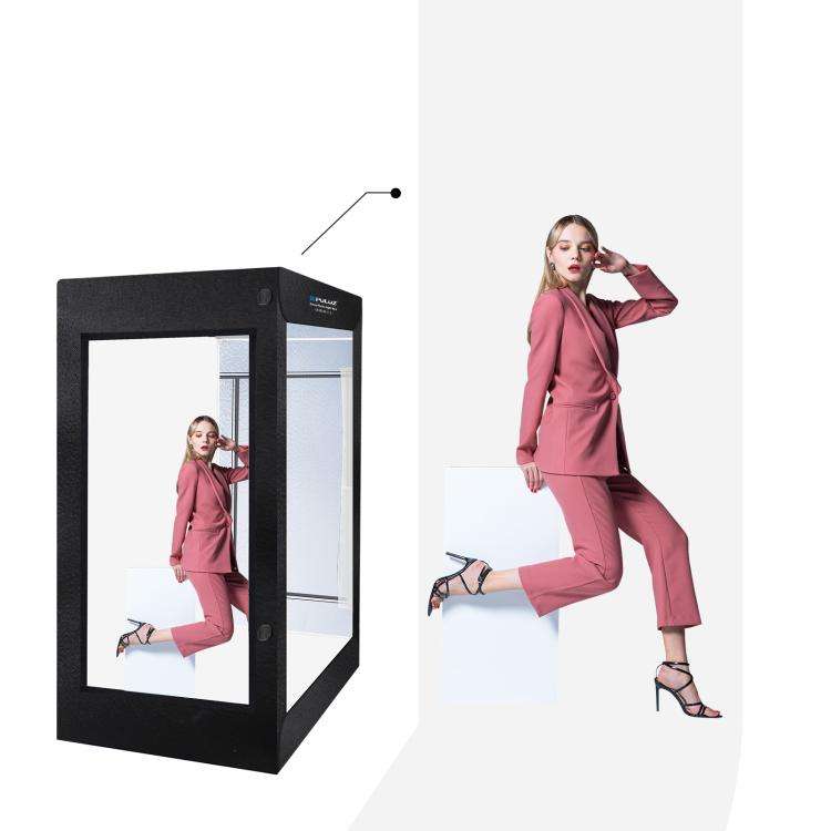 PULUZ 2m 240W 5500K Photo Light Studio Box Kit for Clothes / Adult Model Portrait(US Plug)