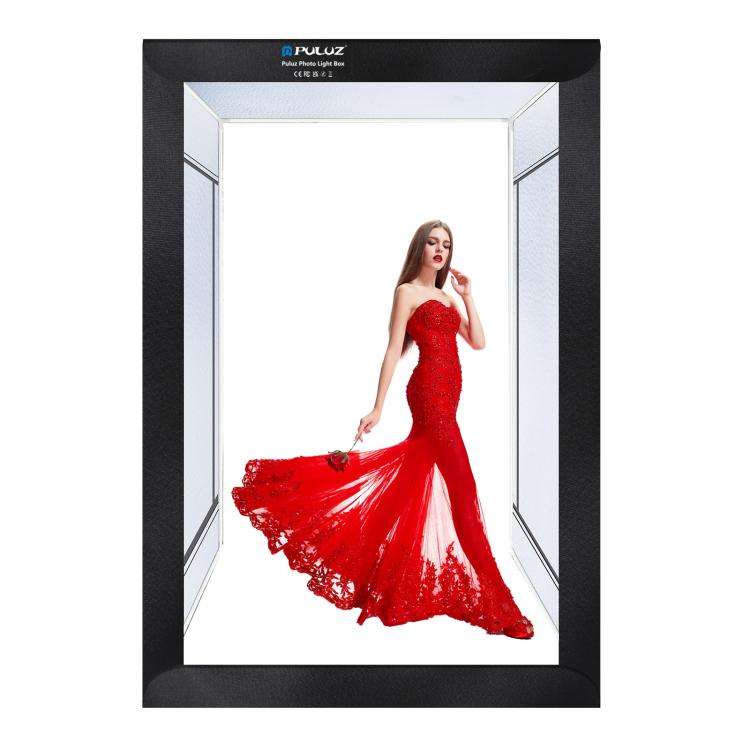 PULUZ 2m 240W 5500K Photo Light Studio Box Kit for Clothes / Adult Model Portrait(US Plug)