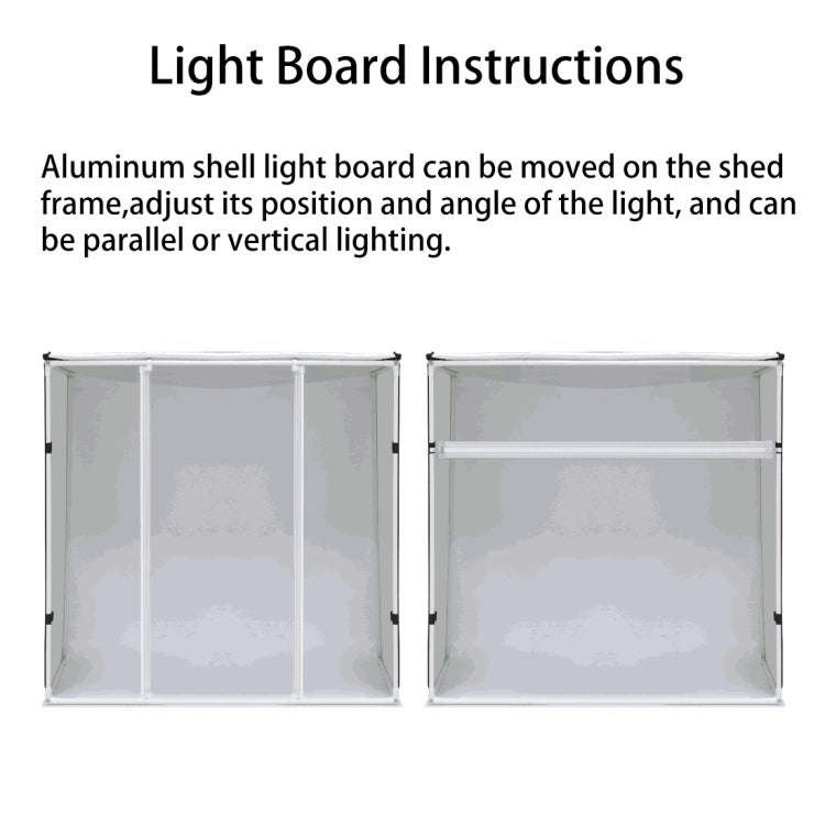 PULUZ 40W 4250LM 78 LEDs SMD 5730 5500K Aluminum Base Light Panel for 80cm Studio Tent