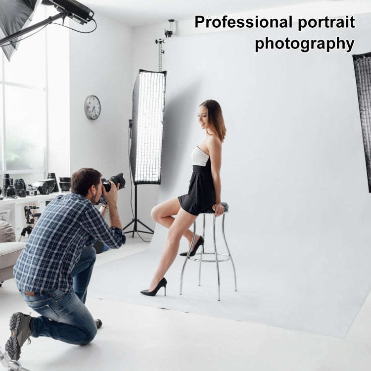PULUZ 3m x 2m Photography Background Thickness Photo Studio Background Cloth Backdrop (White)