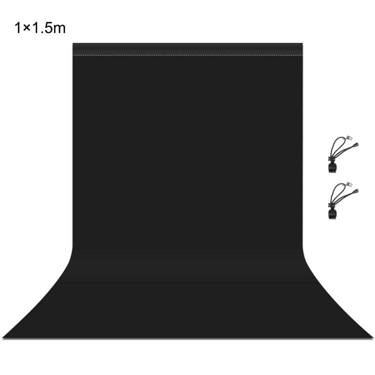 PULUZ 1m x 1.5m Photography Background Photo Studio Background Cloth Backdrop (Black)