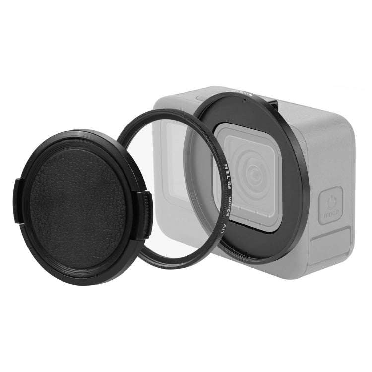 PULUZ 52mm UV Lens Filter for GoPro HERO12 Black /11 Black Mini /11 Black /10 Black /9 Black, wit...