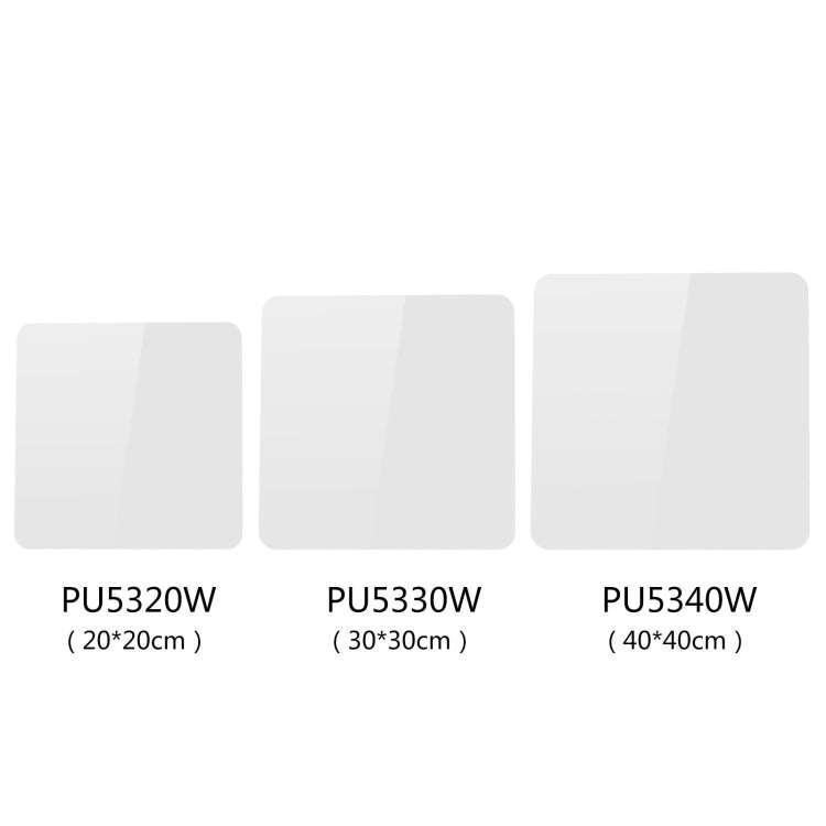 PULUZ 20cm Photography Acrylic Reflective Display Table Background Board(White)