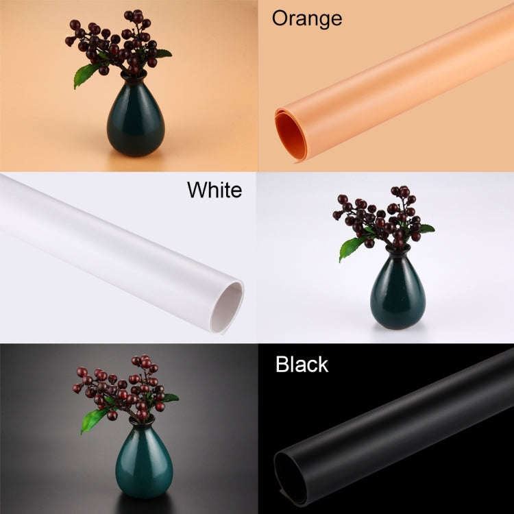 PULUZ Photography Background PVC Paper Kits for Studio Tent Box, Size: 156cm x 80cm (Black)