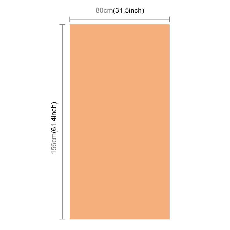 PULUZ Photography Background PVC Paper Kits for Studio Tent Box, Size: 156cm x 80cm(Orange)