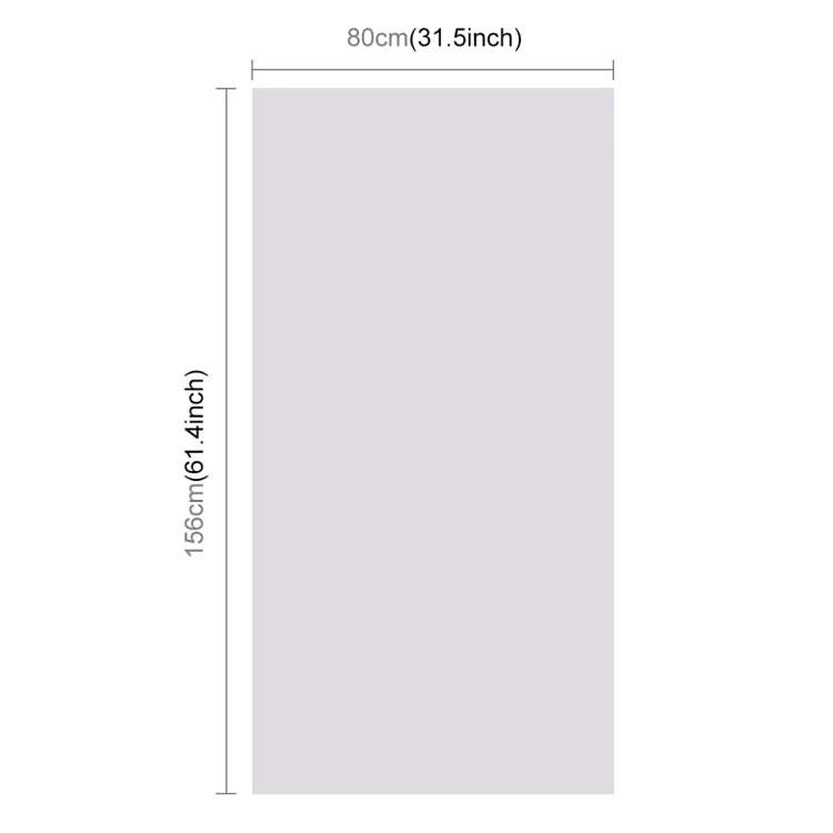 PULUZ Photography Background PVC Paper Kits for Studio Tent Box, Size: 156cm x 80cm(White)