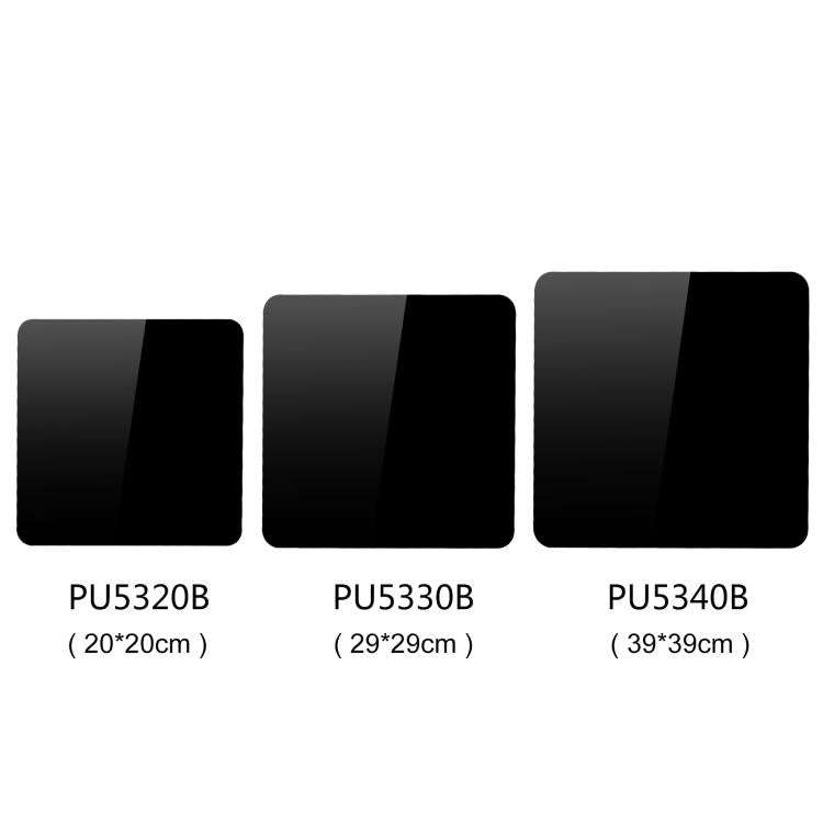 PULUZ 39cm Photography Acrylic Reflective Display Table Background Board(Black)
