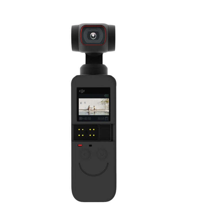 PULUZ  2 in 1 Silicone Cover Case Set for DJI OSMO Pocket 2 (Black)