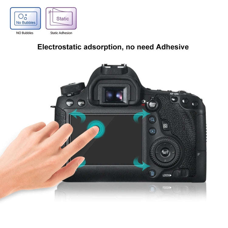 PULUZ 2.5D 9H Tempered Glass Film for Canon 6D, Compatible with Sony HX50 / HX60, Olympus TG3 / T...