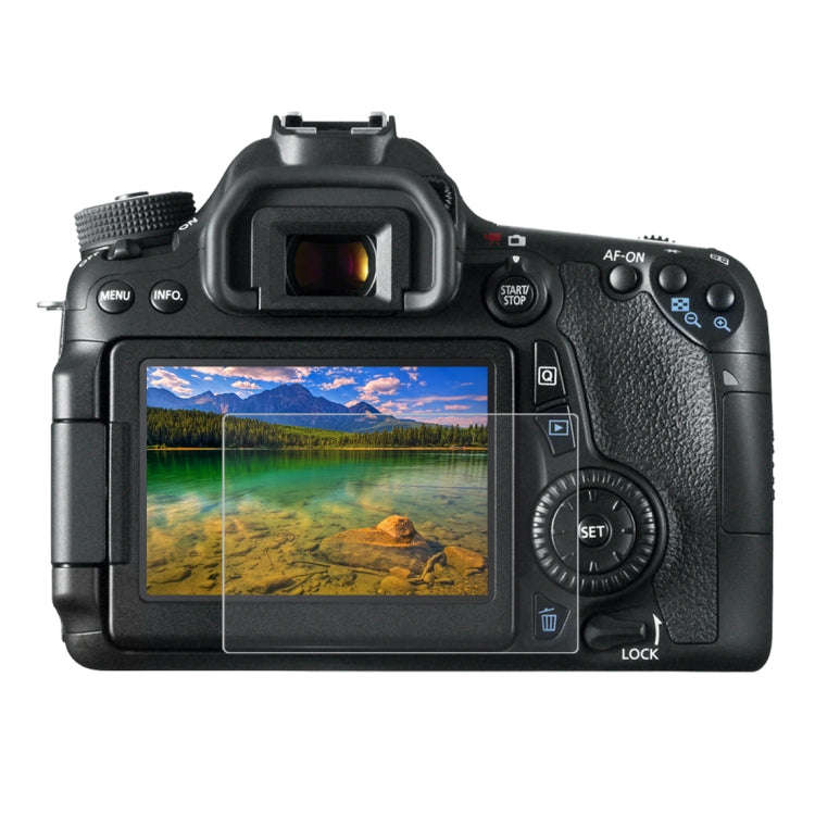 PULUZ 2.5D 9H Tempered Glass Film for Canon 650D, Compatible with 80D / 70D / 77D(9000D) / 800D(X...