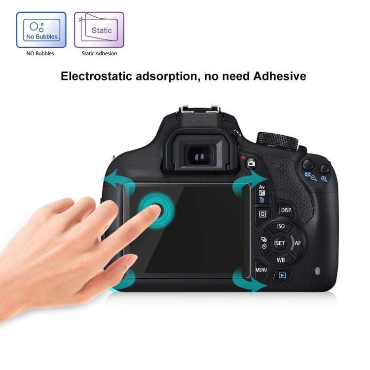 PULUZ 2.5D 9H Tempered Glass Film for Canon 1200D (KISS X70), Compatible with Canon 1100D / 1300D...